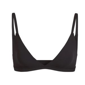 Skims Fits Everybody Triangle Bralette in Onyx